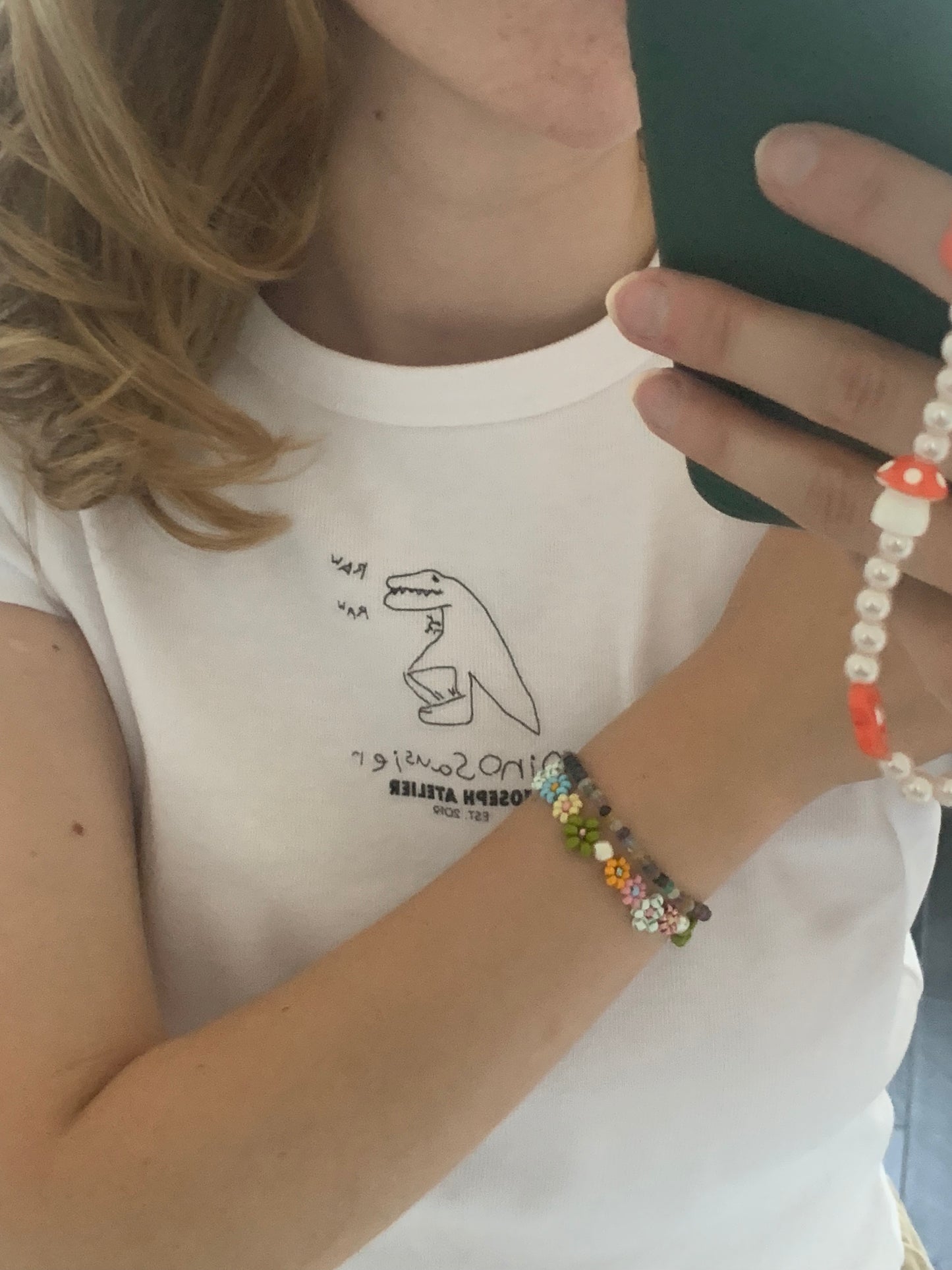 Summer flowers bracelet