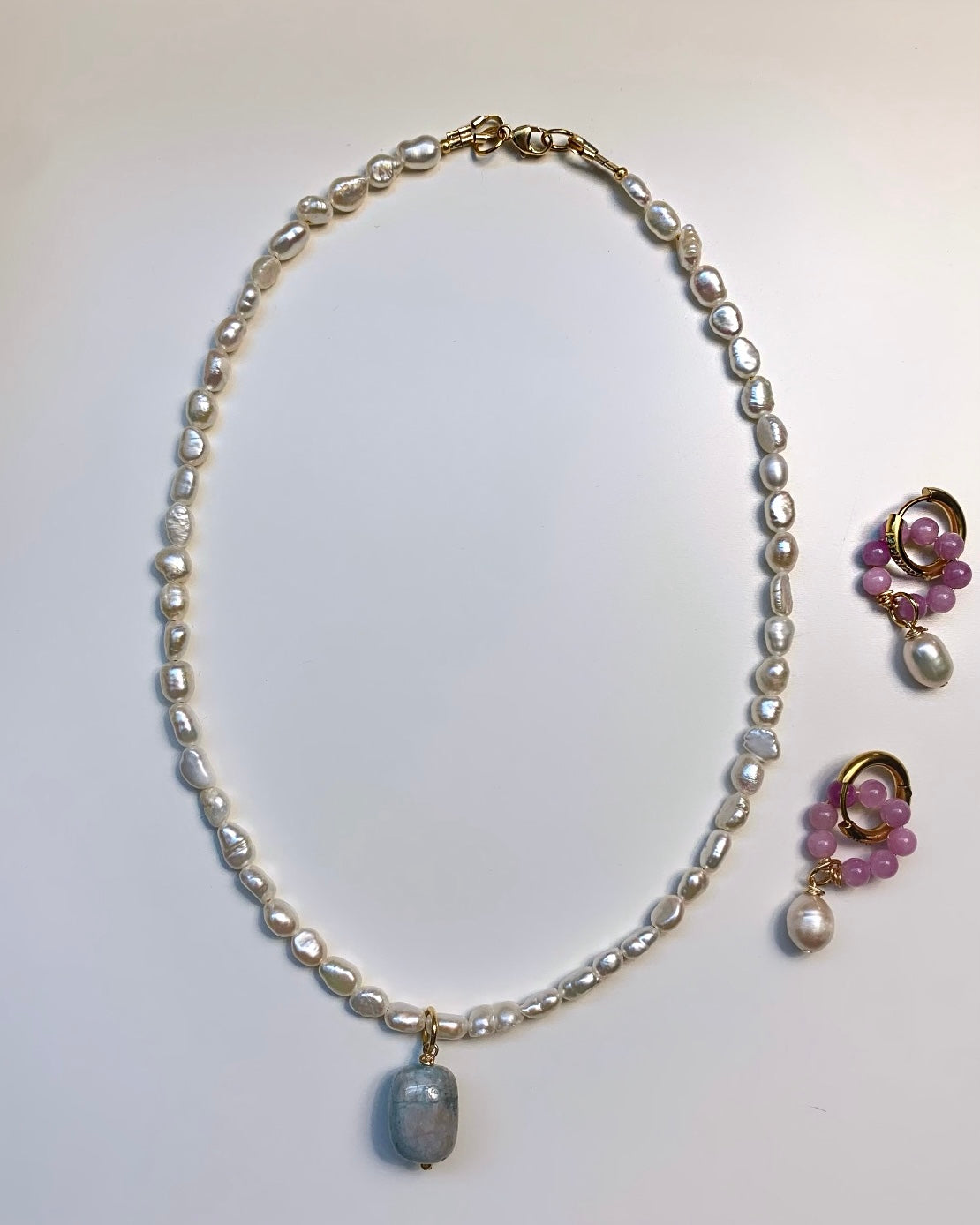 Aquamarine necklace